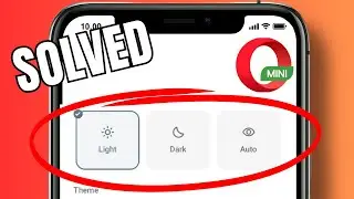 How to turn on dark mode in Opera Mini