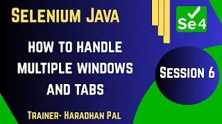 How to Handle Multiple Windows and Tabs: Selenium with Java&ndash;S#6 #coding #java #programming #testing