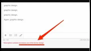 Description contains excessive use of the terms fiverr | Fiverr Gig error Solve | Shano 4g official