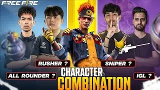OB52 Esports CHARACTER COMBOS Breakdown ⚡ | Pro Free Fire Meta Guide FT.DR.DOOM