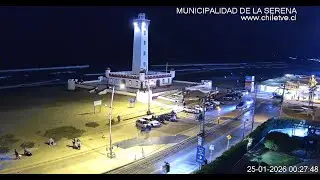 C&aacute;mara en Vivo y Directo desde Faro La Serena Chile - Gentileza Municipalidad La Serena