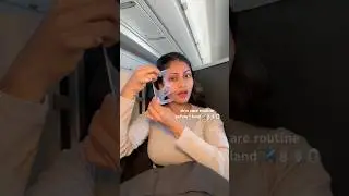 Skin Care Routine Before I Land ✈️🧴🪞🧖🏽&zwj;♀️