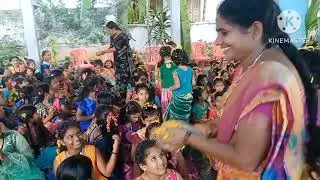 sankranthi sambaralu in Sarada School