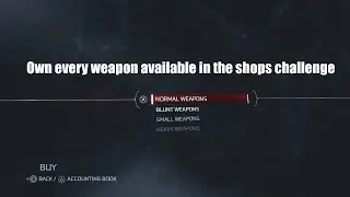AC3 Remastered - Own every weapon available in the shops challenge