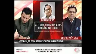 Vinit Goenka News Flash | INX Media Case: CBI Reaches P Chidambaram's Door