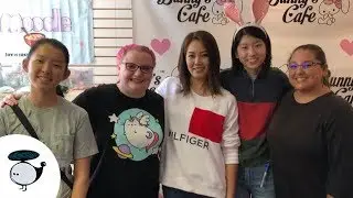 Bunny's Cafe/Moodle/Ketchupgiri Meetup Vlog + SQUISHIES