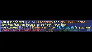 Throwing 50m into the void (Hypixel Skyblock) #Giveaway