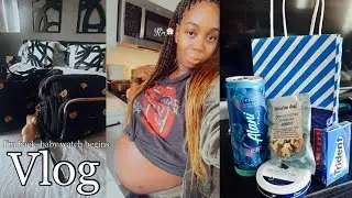VLOG| what&rsquo;s in my diaper bag | 36 weeks appt| Early Labor signs| Labor & delivery gift bag haul 