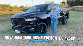 RAM 1500 NIGHT EDITION 2025 ZERO KM NA FRECAR VEÍCULOS | V6 3.0 DE 425CV