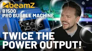 Double Bubble! Beamz B1500 Professional Bubble Machine - Demo & Features