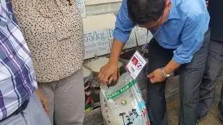 Sinusuring sample ng fake rice, nadiskubreng may halong plastic