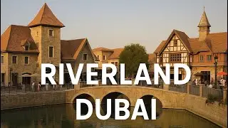 Evening at Riverland Dubai 🌇 | Peaceful Walk, Food & Mini World Tour