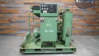 Sullair 50 HP Rotary Screw Air Compressor Model 12-50