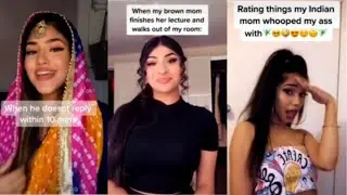 Desi/Brown Girls Keeps WINNING IT on TikTok.  TikTok brown people will relate with