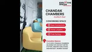 Coworking space in #andherieast | Office space in Andheri  at Chandhak Chambers, Near Metro station