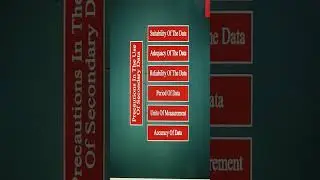 Precautions In The Use Of Secondary Data #youtubeshorts #shortsvideo #viral