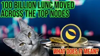 Moving Billions | 100 BILLION #LUNC Moved Across The Top Nodes! What Does It Mean?