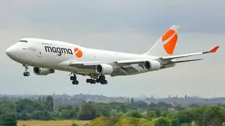 (4K) Massive Cargo planes landing and take off! Plane Spotting day at Cargo airport Liège!