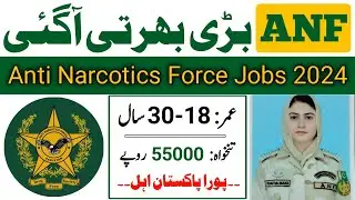 ANF Jobs 2024|New Jobs 2024 In Pakistan Today|ANF Jobs|New Jobs|Jobs in Pakistan