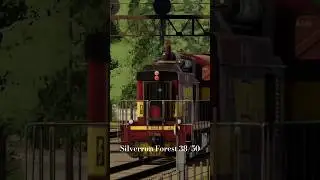 Waiting for the train! 🚂 Silverrun Forest on Farming Simulator 22. #shorts #fs22 #farmingsimulator22