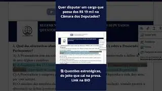 AULA 10 CAP&Iacute;TULO III DA PROCURADORIA PARLAMENTAR Parte 1 #direitoparlamentar #ricd #concursop&uacute;blico