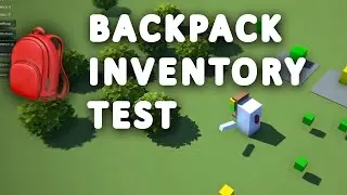Backpack Diegetic Inventory Test - Unity3D Gamedev