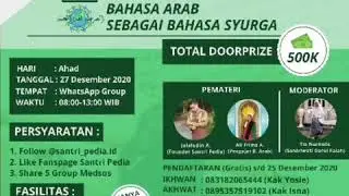 Daftar  gratis  berhadiah door prize Rp 500.000.00