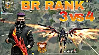 Br rank 3 vs 4 gameplay M4A1+UMP Magic' combo Rush (18342+ score match no 3)