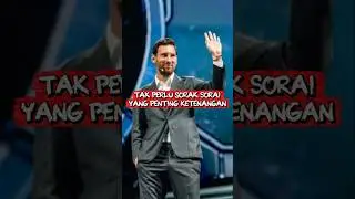 tak perlu sorak Sorai yang penting ketenangan. #football #soccer #messi #goat #miami