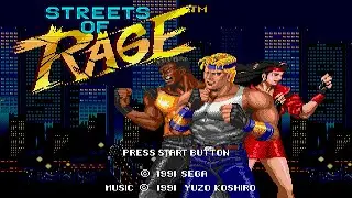 Streets of Rage (Sega Genesis) Intro and Demo
