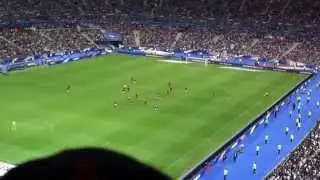 France Belgium int  friendly 7 06 15 supporters footage 18