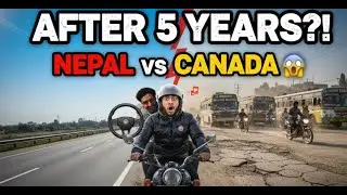 Canada Driving vs Nepal Riding | First Bike Ride After 5 Years