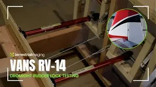 Testing the DroMight Rudder Lock for Vans RV-14 Aircraft