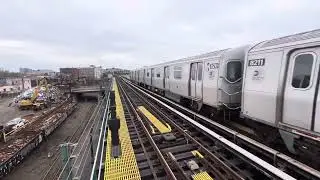 R143 L train departs Sutter Avenue