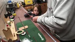 Proof Fiberglass Fly Rod Build (placing guides)