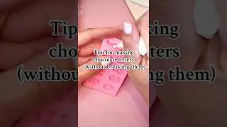 Chocolate Letter tutorial #chocolatetutorial #breakableheart #chocolateletter #treatmakertutorial