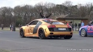Audi R8 PD GT850 Start FAIL! vs Subaru Impreza WRX STi vs Porsche 911 Carrera 4S