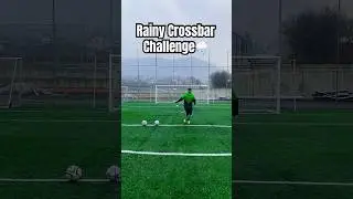 HOW MANY CAN YOU HIT?☄️ #football #eafcfut #fifa #eafc24 #crossbar #footballshorts #skills #soccer