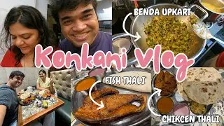 Benda Upkari | Non Veg Thali At Sion Lunch Home | Konkani Vlog | Family Food Life Style Ganesh Kini