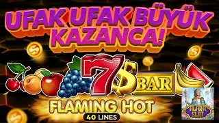 🔥 Y&Uuml;KSEK BETLE AVLADIM! AMUSNET OYUNU FLAMING HOT #slot #slotoyunları #casino