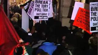 Poll Tax Demonstrations | Newham Council meeting | Southwark Council | Poll Tax | TN-90-049-011