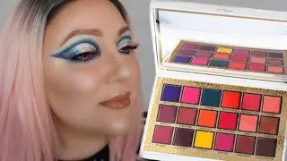 OCEAN FANTASY MAKEUP TUTORIAL feat. P. LOUISE SECRET SINNER PALETTE & COLORED BASES