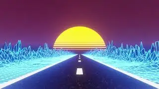 Synthwave Loop - Blender Animation