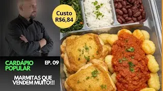 Marmita de Segunda: Filé de Sobrecoxa e Nhoque ao Sugo por R$ 6,84