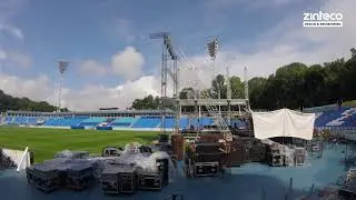 UPARK 2018 Festival таймлапс монтажу - Zinteco