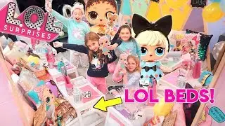 LOL DOLLS SURPRISE SLEEP OVER PARTY! *we didn't tell her it was her birthday*