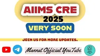 AIIMS CRE 2025 Latest Recruitment 🔜 #aiimscre #aiimscre2025 #nextaiimscre