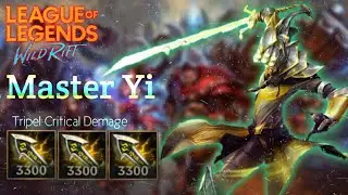 Wild Rift Master Yi Build Triple Critical Demage - League Of Legends Indonesia