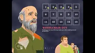 Playing happy wheels 