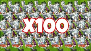 PvZ 2 All Plants No Plant Food VS 100 Sunday Edition Zombie - Who Will Win?